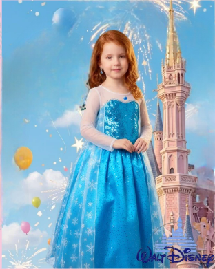 Disfraz de Elsa, modelo 1